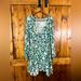 Free People Dresses | Free People Rebecca Ruffle Dress | Color: Green/White | Size: L