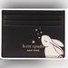 Kate Spade Bags | Kate Spade Bunbun Bunny Small Slim Card Holder Wallet | Color: Black/Gold | Size: Os