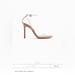 Zara Shoes | High Heeled Vinyl Sandals | Color: Tan | Size: 8
