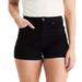 American Eagle Outfitters Shorts | Ae American Eagle Ne(X)T Level Curvy High Waisted Shortie Black Plus Size 16 | Color: Black | Size: 16