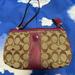 Coach Bags | Authentic Coach Tan Signature Purse | Color: Tan | Size: Os