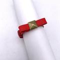 Kate Spade Jewelry | Kate Spade Leather Bow Bracelet Red Buckle Closure Adjustable Signed | Color: Red | Size: Os