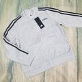 Adidas Jackets & Coats | New Adidas Big Girls Velour Bomber Jacket | Color: Gray | Size: Various