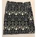 American Eagle Outfitters Skirts | American Eagle Pencil Skirt Women Size Xs Black Geo Stretch Knit Bodycon Boho | Color: Black | Size: Xs