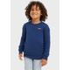 Sweatshirt LEVI'S KIDS "LOGO CREWNECK SWEATSHIRT" Gr. 14 (164), blau (estate blue) Jungen Sweatshirts