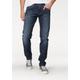 Stretch-Jeans PEPE JEANS "SPIKE" Gr. 36, Länge 34, blau (darkblue, used) Herren Jeans Stretch