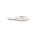 Ann Taylor Sandals: Silver Shoes - Women's Size 8