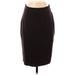 Eileen Fisher Casual Skirt: Brown Solid Bottoms - Women's Size P Petite