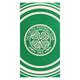 Celtic FC Crest Beach Towel 140cm x 70cm - Official Football Gift, Glasgow Celtic, Birthday, Velour Towel