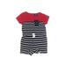 Baby Gap Short Sleeve Outfit: Red Print Tops - Size 18-24 Month