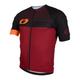 O´Neal Mountainbike Trikot Aerial Jersey Split V.23 I Fahrradshirt Herren & Damen I MX DH FR MTB Trikot I Superleichtes Jersey mit viel Bewegungsfreiheit | Rot Orange | Größe L