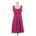 Columbia Active Dress - A-Line: Purple Print Activewear - Women's Size Medium