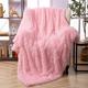 ST. BRIDGE Faux Fur Throw Blanket, Super Soft Lightweight Shaggy Fuzzy Blanket Warm Cozy Plush Fluffy Decorative Blanket for Couch,Bed, Chair(50"x60", Pink)