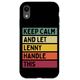 Hülle für iPhone XR "Keep Calm And Let Lenny Handle This Funny Custom Retro Zitat