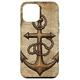 Hülle für iPhone 15 Pro Max Alte Karte Nautical Sailor Anchor