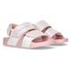 Badesandale CALVIN KLEIN JEANS "VELCRO SANDAL" Gr. 27, rosa (rosa, weiß) Kinder Schuhe