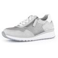 Keilsneaker GABOR "CAPRI" Gr. 39, grau (grau, weiß) Damen Schuhe Sneaker