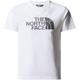 T-Shirt THE NORTH FACE "B S/S EASY TEE" Gr. XXL (164), weiß (tnf white, asphalt grey bouldering guide print) Kinder Shirts T-Shirts