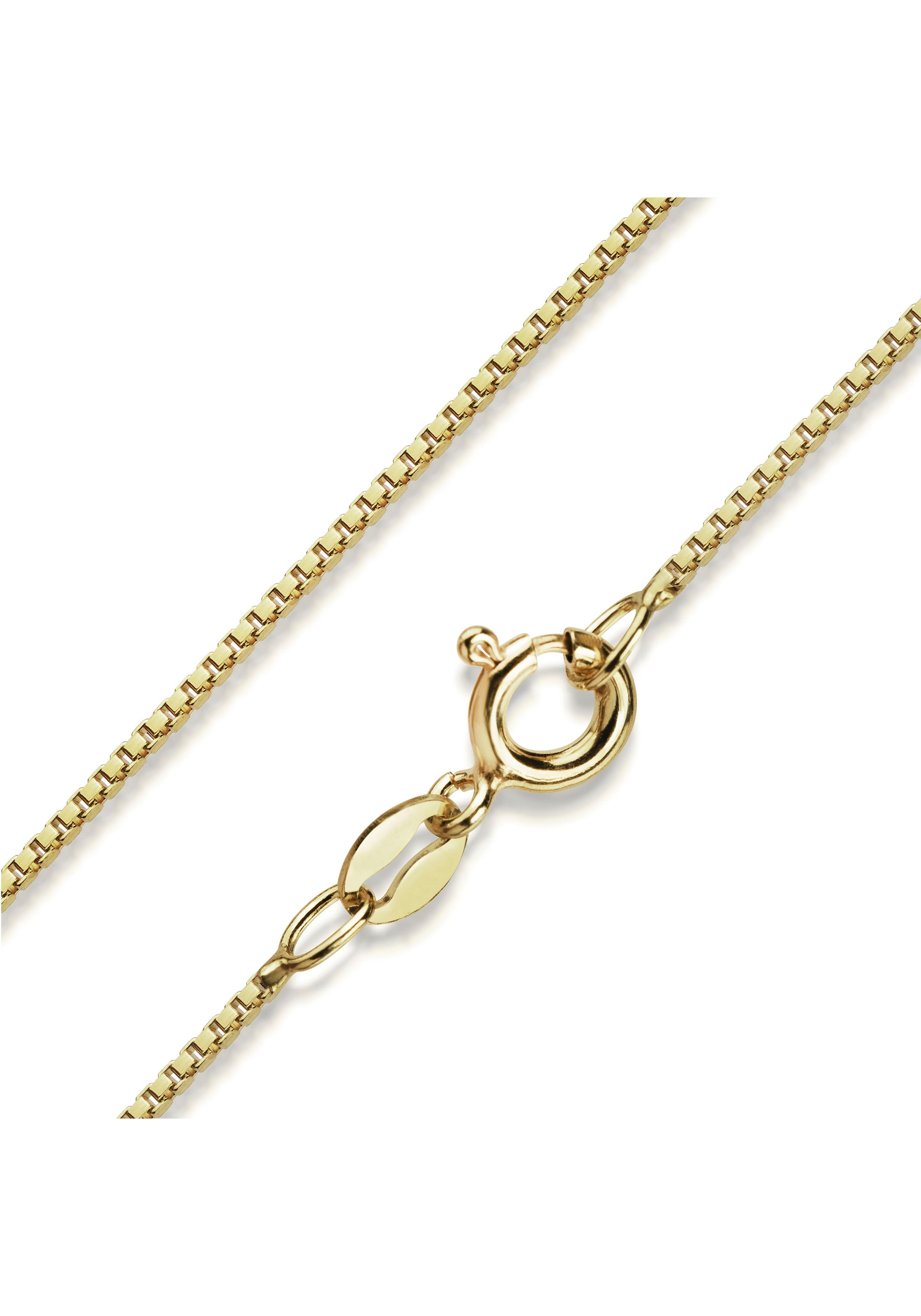 Goldkette FIRETTI "Schmuck Geschenk Gold 333 Venezianer diamantiert, verschiedene Breiten" Gr. 60, gold (gelbgoldfarben), Halsketten, Damen, 60, Gelbgold 333, B: 0,55mm, Made in Germany, B:0,55mm Image