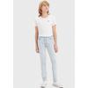 Stretch-Jeans LEVI'S KIDS "720™ HIGH RISE SUPER SKINNY", Mädchen, Gr. 14 (158), N-Gr, silber (silber linin), Denim/Jeans, Obermaterial: 67% Baumwolle, 29% Polyester, 3% Viskose, 1% Elasthan, casual, skinny fit lang, Jeans, for GIRLS