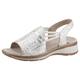 Riemchensandale ARA "HAWAII" Gr. 38, beige (creme metallic) Damen Schuhe Keilsandaletten