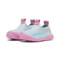 Sandale PUMA "Aquacat Shield Sandalen Jugendliche" Gr. 34.5, bunt (turquoise surf bright aqua fast pink blue) Schuhe Jungen