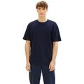 T-Shirt TOM TAILOR DENIM Gr. M, blau (dunkelblau) Herren Shirts T-Shirts