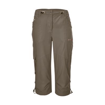 3/4-Hose "GS 31 WMN PNTS", Damen, Gr. 40, Normalgrößen, braun (schlamm), Oberstoff: 92% Polyester, 8% Elasthan, Futter: 90% Polyester, 10% Baumwolle, G.I.G.A. DX BY KILLTEC, sportlich, Hosen, Schnelltrocknende Caprihose mit verstellbaren... Image