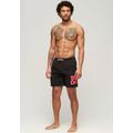 Badehose SUPERDRY "SD-SPORTSWEAR LOGO 17" SWIMSHORT" Gr. XXL, N-Gr, schwarz (black) Herren Badehosen Herrenbademode