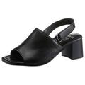 Sandalette ARA "BRIGHTON" Gr. 6 (39), schwarz Damen Schuhe Sandaletten Sommerschuh, Sandale, Blockabsatz,mit Klettverschluss, H-Weite
