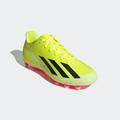 Fußballschuh ADIDAS PERFORMANCE "X CRAZYFAST CLUB FxG" Gr. 42, gelb (team solar yellow 2, core black, cloud white) Schuhe Sportschuhe