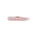 Flip Flops: Pink Solid Shoes - Women's Size 42 - Open Toe