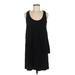 Lilla P Casual Dress - Shift Scoop Neck Sleeveless: Black Print Dresses - Women's Size Medium