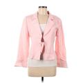 Jessica Howard Jacket: Short Pink Print Jackets & Outerwear - Women's Size 8