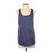 Reebok Active Tank Top: Blue Activewear - Women's Size Small