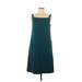 Oscar De La Renta Casual Dress - A-Line: Blue Solid Dresses - New - Women's Size 6