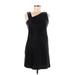 Emanuel Emanuel Ungaro Casual Dress - Party V Neck Sleeveless: Black Solid Dresses - Women's Size 2 Petite