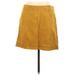 Ann Taylor LOFT Formal Mini Skirt Mini: Yellow Print Bottoms - Women's Size 10