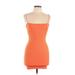 Windsor Casual Dress - Mini: Orange Dresses - Women's Size Large