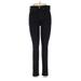 Rag & Bone/JEAN Jeans - High Rise Skinny Leg Denim: Black Bottoms - Women's Size 31 - Black Wash