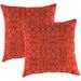 16" x 16" Outdoor Throw Pillow (Set of 2) - 16'' L x 16'' W x 7'' H