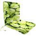 19" x 37" Outdoor Chair Cushion with Ties - 38.5'' L x 19'' W x 3.5'' H