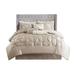 Gracie Mills Vicente Reversible Diamond Quilt Down Alternative Comforter Set with 3M Scotchgard Protection