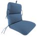 Sunbrella 22" x 45" Outdoor Chair Cushion with Ties and Loop - 45'' L x 22'' W x 5'' H