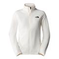 The North Face Fleecejacke "W 100 GLACIER FZ - EU" Damen white dune, Gr. XL, Polyester, für aktive Tage