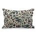 Ambesonne Leopard Print Quilted Pillowcase Bold Eucalyptus Leaf, Camel & Laurel Green Polyester in Black/Green/White | 20 H x 30 W x 1 D in | Wayfair
