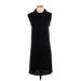 Helmut Lang Casual Dress - Shift: Black Solid Dresses - Women's Size 2