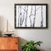 Millwood Pines Birch Trees I Framed On Canvas Print Canvas, Solid Wood in Gray | 28 H x 42 W x 1.5 D in | Wayfair 47FD2D19094D44F38030BFCA3FF52D29