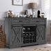 Gracie Oaks Adony 52" Sideboard Wood in Gray | 35 H x 52 W x 16 D in | Wayfair 694C454D4B9E47D4A0693ABB7B31A8C6