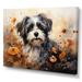 Winston Porter Floral Shih Tzu Serenity On Canvas Print Metal in Black | 30 H x 40 W x 1.5 D in | Wayfair 8C9EE29D16834EBE997526013C2BF92F